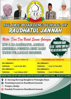 Facebook Pondok Pesantren Raudhatul Jannah Palangka Raya.